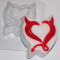Пластиковая форма для мыла Чертово сердце