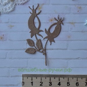 Вырубка Шиповник крафт фото 1 — волшебные-ручки.рф