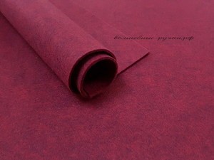 Фетр мягкий корейский декоративный 1,5 мм 27 см х 30 см ± 2 см меланж ST-45 бордовый фото 1 — волшебные-ручки.рф