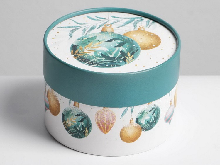 Коробка подарочная «Новогодние игрушки», 12 х 8 см 6946732 фото 1 — волшебные-ручки.рф
