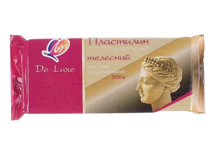 Пластилин скульптурный телесный 500г Луч 4530992 фото 1 — волшебные-ручки.рф