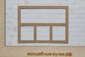 Вырубка Рамка окно крафт фото 1 — волшебные-ручки.рф