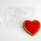 Пластиковая форма для мыла Сердце с красной икрой