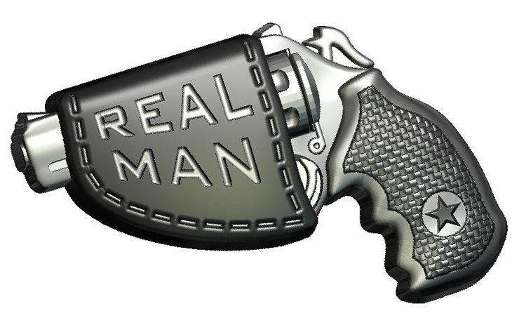 Пластиковая форма для мыла 717 - Real MAN фото 1 — волшебные-ручки.рф