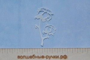Вырубка Хлопок белый фото 1 — волшебные-ручки.рф