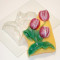 Пластиковая форма для мыла Тюльпаны арт. 0605