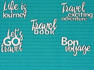 Чипборд Фразы Travel book фото 1 — волшебные-ручки.рф