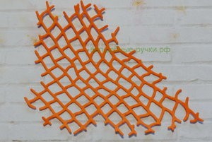 Вырубка Сеть фоновая оранжевый фото 1 — волшебные-ручки.рф