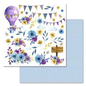 Бумага "Цветные мечты. Картинки 2" (ScrapMania, BL263) фото 1 — волшебные-ручки.рф