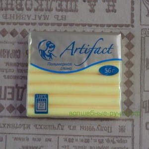 433 Полимерная глина "Артефакт" брус 56 гр. классический Мимоза фото 1 — волшебные-ручки.рф