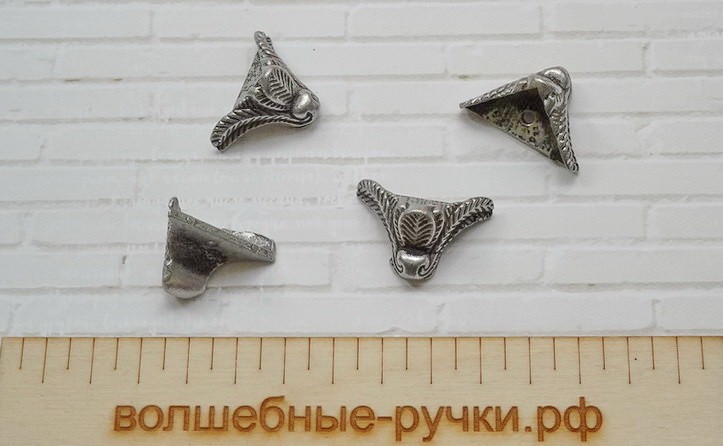 Ножка для шкатулки 1 уп. 4 шт. 18х20 мм (ШЖМ11.0.4) фото 1 — волшебные-ручки.рф