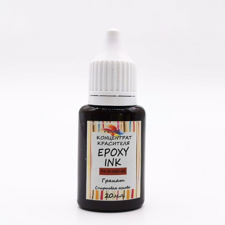 Чернила спиртовые EPOXY INK Гранат, 20 мл, ProArt фото 1 — волшебные-ручки.рф