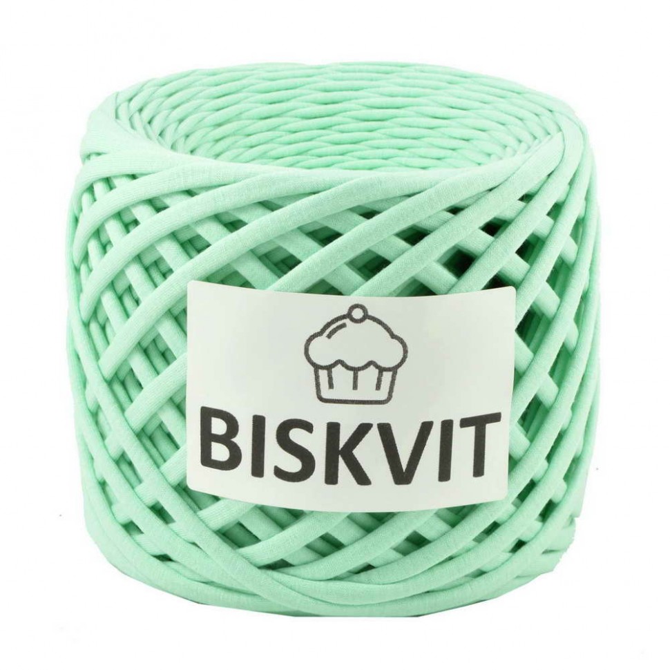 Трикотажная пряжа 100±10 м 7±1 мм Biskvit Тиффани фото 1 — волшебные-ручки.рф