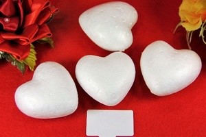 Сердце из пенопласта 60мм фото 1 — волшебные-ручки.рф
