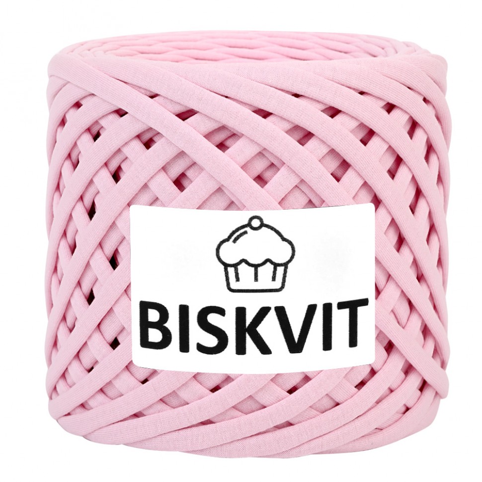 Трикотажная пряжа 100±10 м 7±1 мм Biskvit Зефир фото 1 — волшебные-ручки.рф