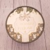 Коробка круглая 12*8 см Бант с Новым годом фото 2 — волшебные-ручки.рф