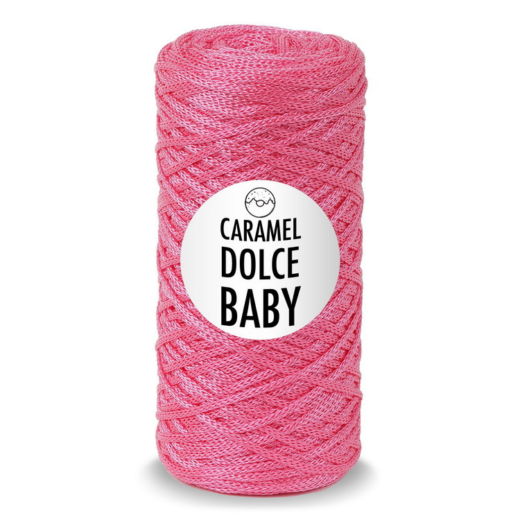 Шнур для вязания Caramel DOLCE BABY Мармелад 2 мм 240 ± 5 метров 140 ± 10 грамм фото 1 — волшебные-ручки.рф