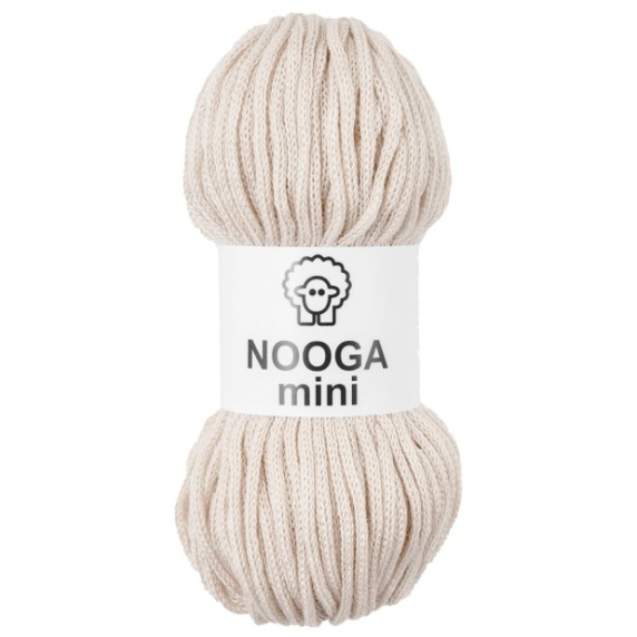 Шнур Nooga из шерсти мериноса mini Безе фото 1 — волшебные-ручки.рф