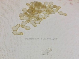 Анкер пластиковый прозрачный Стрелка (Сердце 2) фото 1 — волшебные-ручки.рф