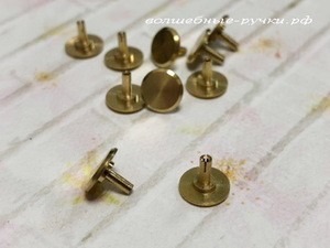 Заглушка металлическая для усиленных часов, золото S2 фото 1 — волшебные-ручки.рф
