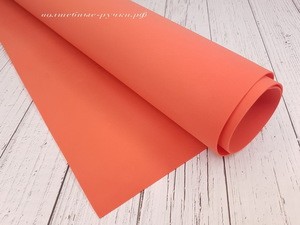 Фоамиран зефирный "1 сорт" 1 мм, 60*70 см SF-3584, красный №26 фото 1 — волшебные-ручки.рф