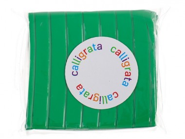 Полимерная глина Calligrata, 50 г, зелёная — волшебные-ручки.рф